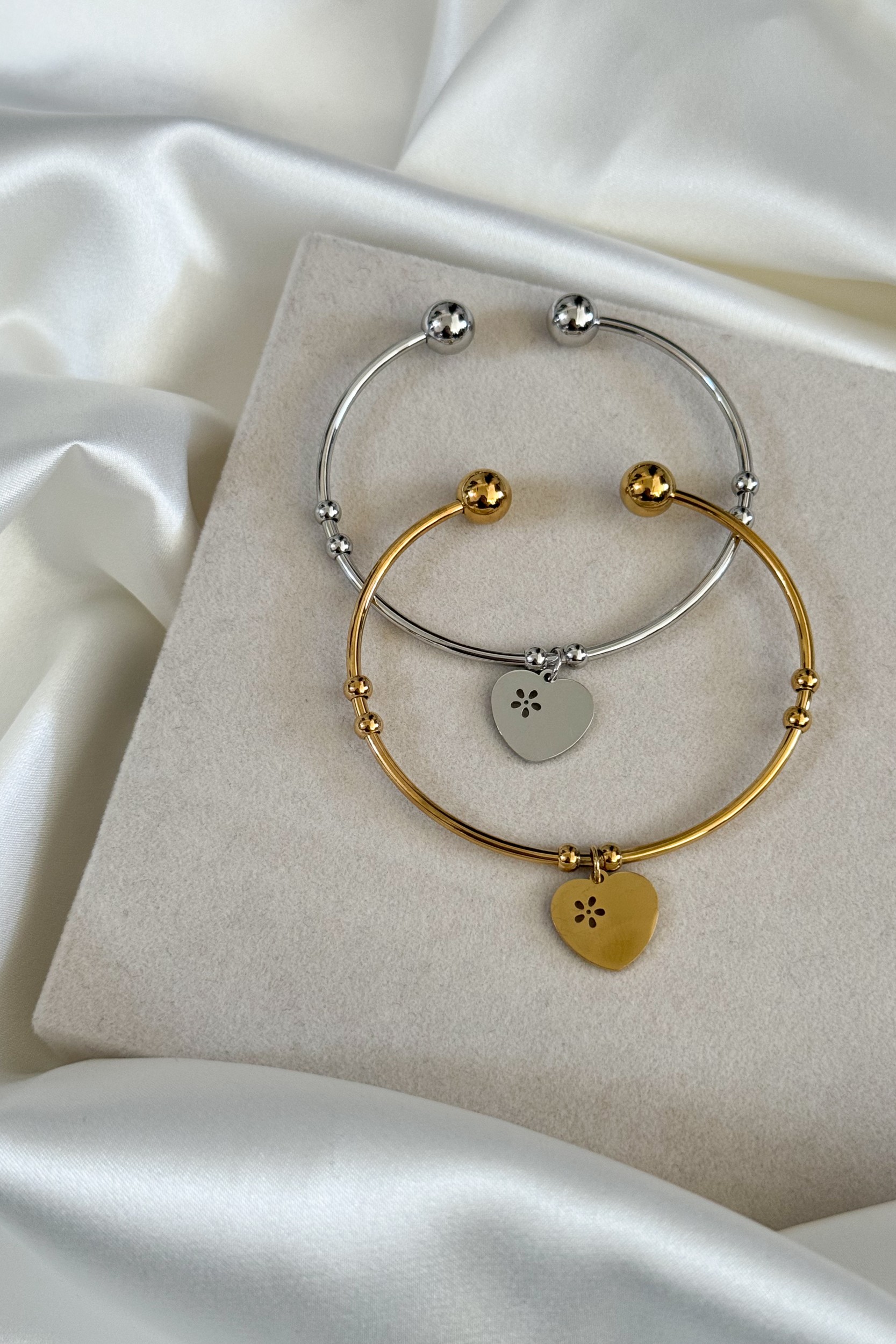 Χειροπεδα heart silver