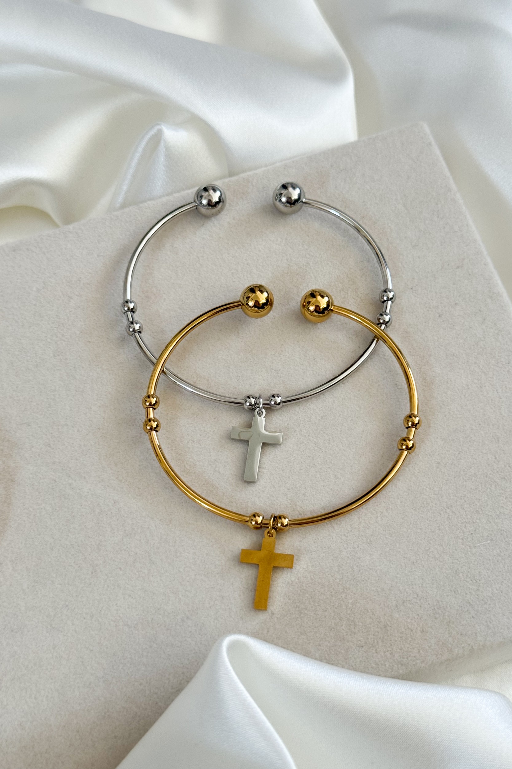 Χειροπεδα cross gold