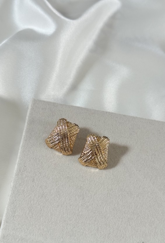 Σκουλαρίκια vern gold