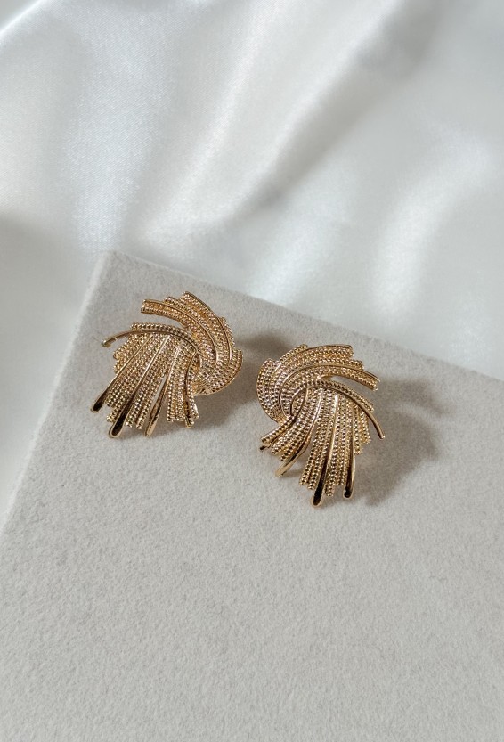 Σκουλαρίκια Irene  gold