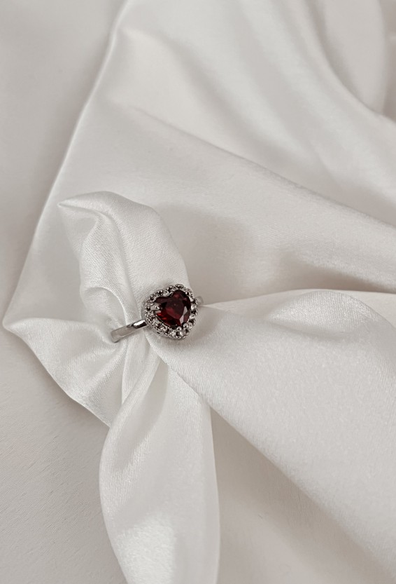 Δαχτυλίδι sana red