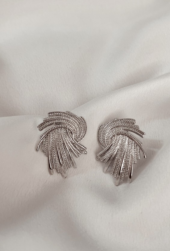 Σκουλαρίκια Irene silver