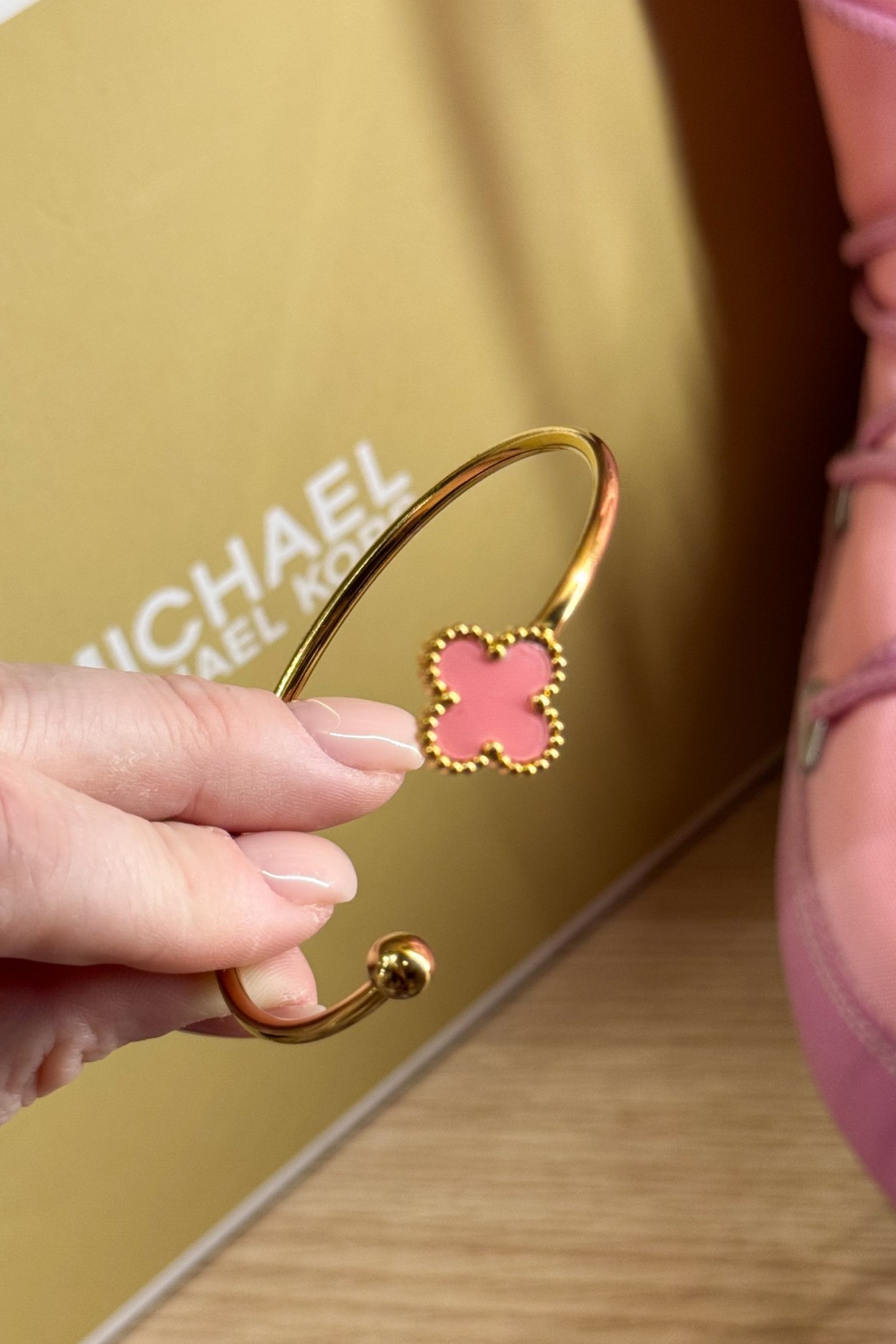 Βραχιόλι omega pink