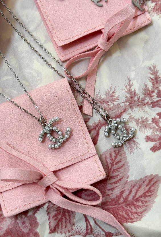 Κολιε cindy ασημι